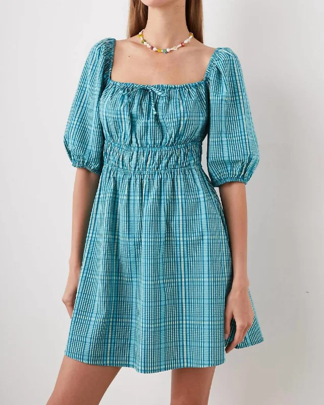 Brenda Dress in Augusta Mini Check | Augusta Mini Check