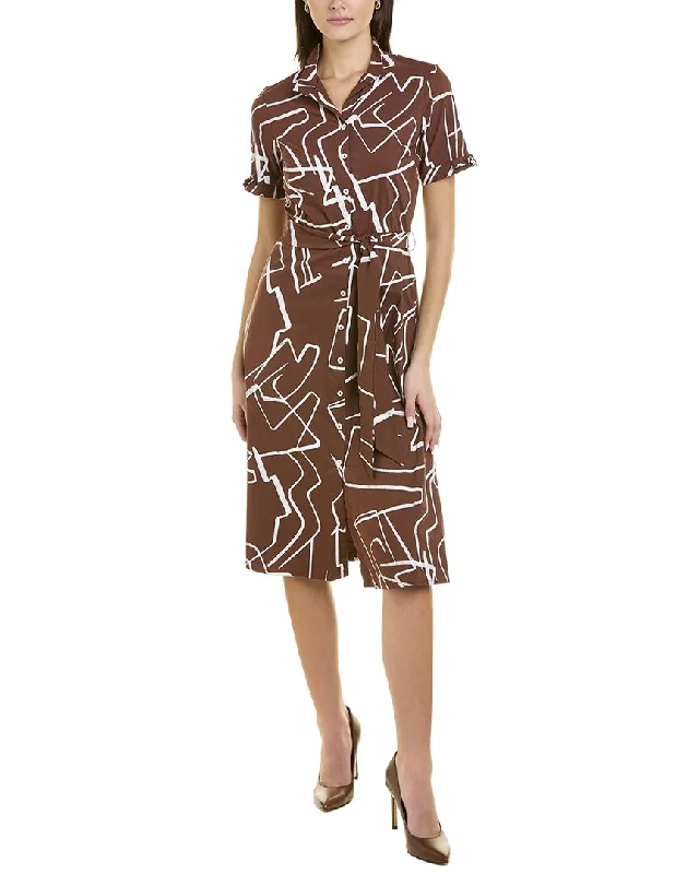 Joseph Ribkoff Tie-Waist Shirtdress