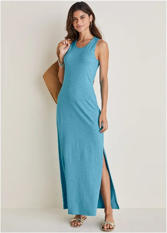 Tank Maxi Dress - Blue