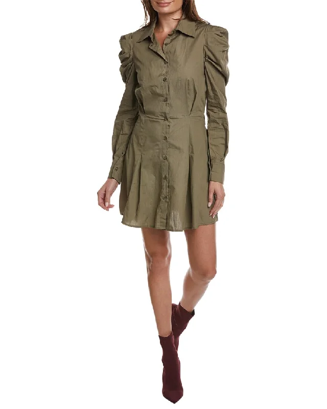 HL Affair Pleated Shirtdress