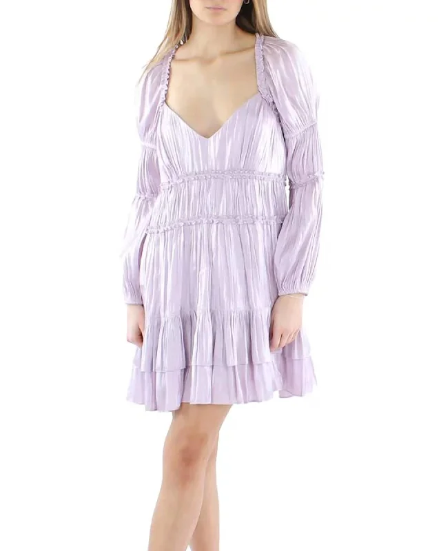 Tammy Mini Dress In Pale Iris | Pale Iris