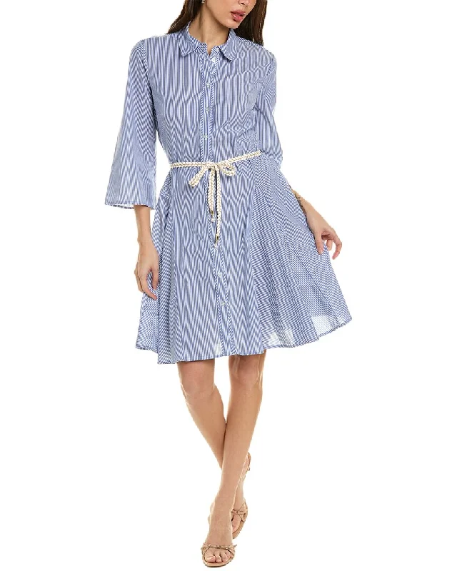 Ellen Tracy Flared Shirtdress