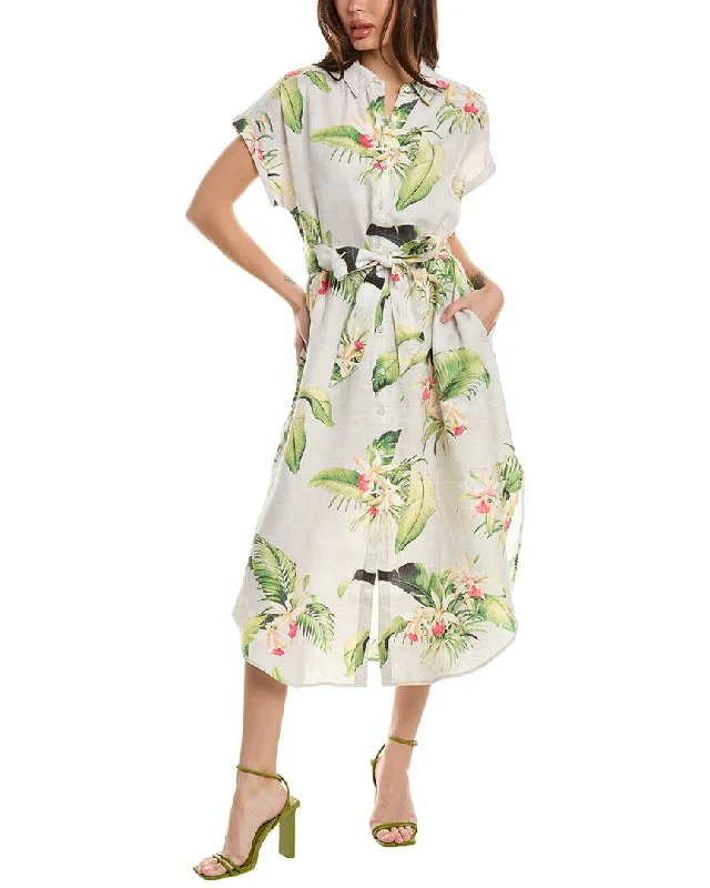 Tommy Bahama La Brisa Blooms Linen Shirtdress