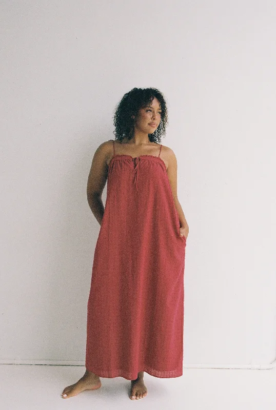 Marlow Maxi Dress - Merlot *Pre-Order