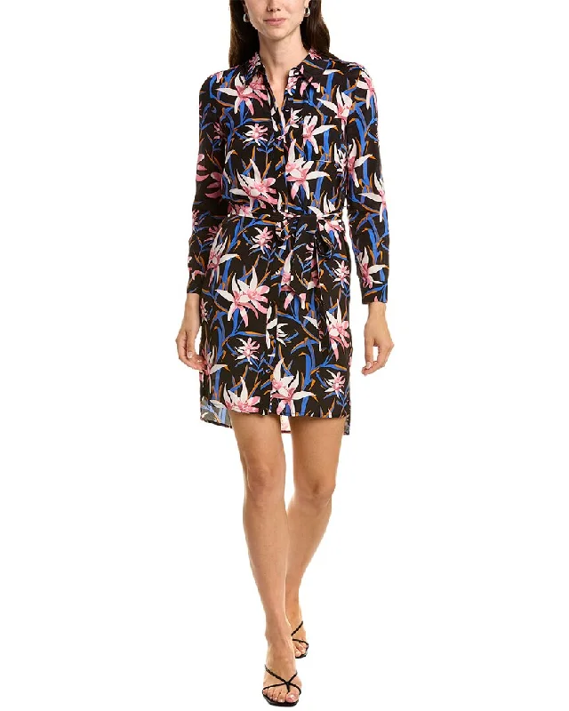 Diane von Furstenberg Prita Silk-Blend Shirtdress