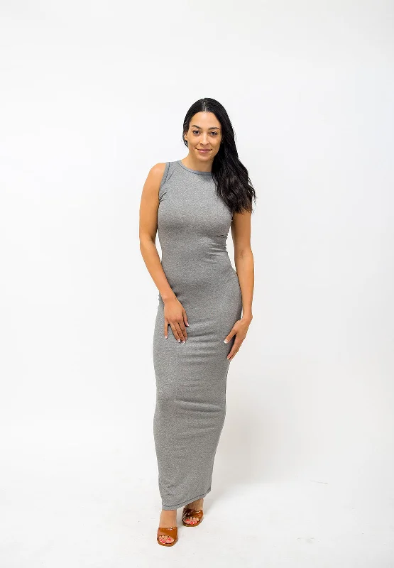 Ribbed Knit Maxi Dress