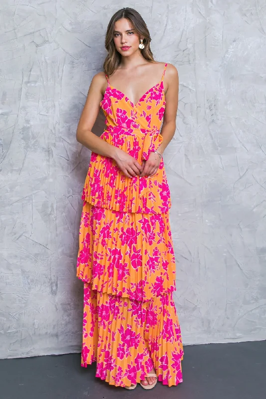 TRENDY STATUS WOVEN MAXI DRESS