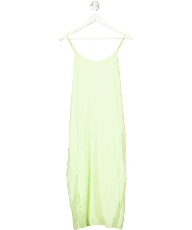 & Other Stories Green Paris Atelier Slip Midi Dress UK 10