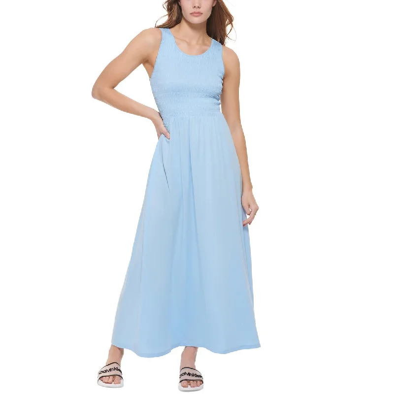 Womens Summer Maxi Fit & Flare Dress