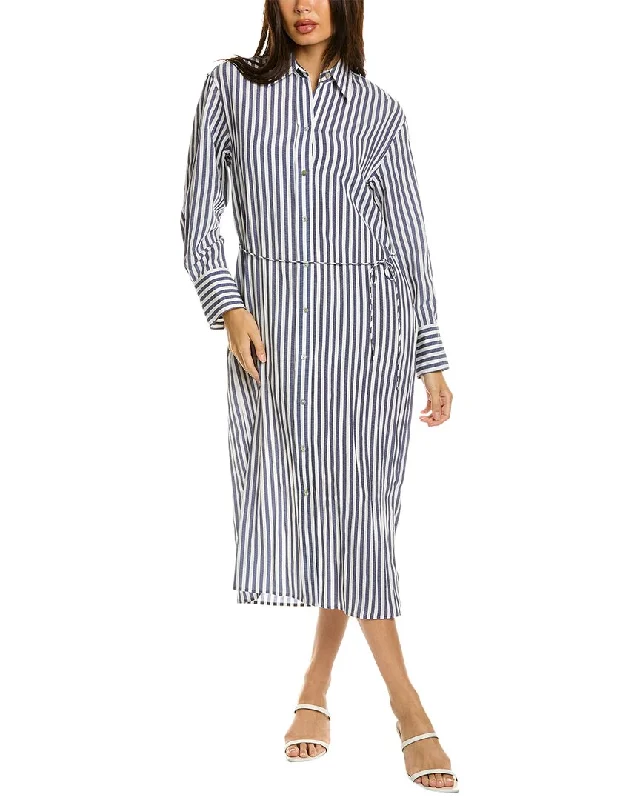 Vince Coast Stripe Shirtdress