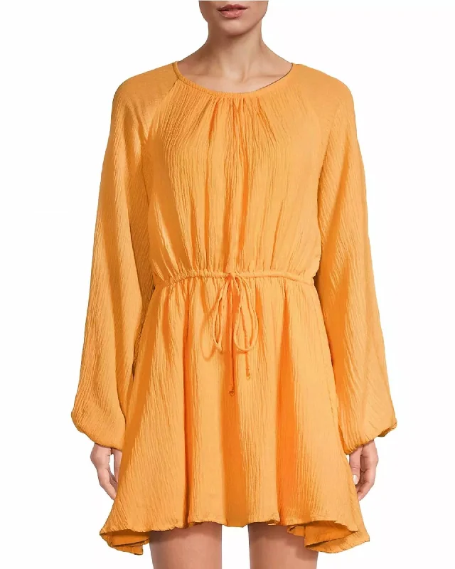 Constance Mini Dress in Saffron | Saffron