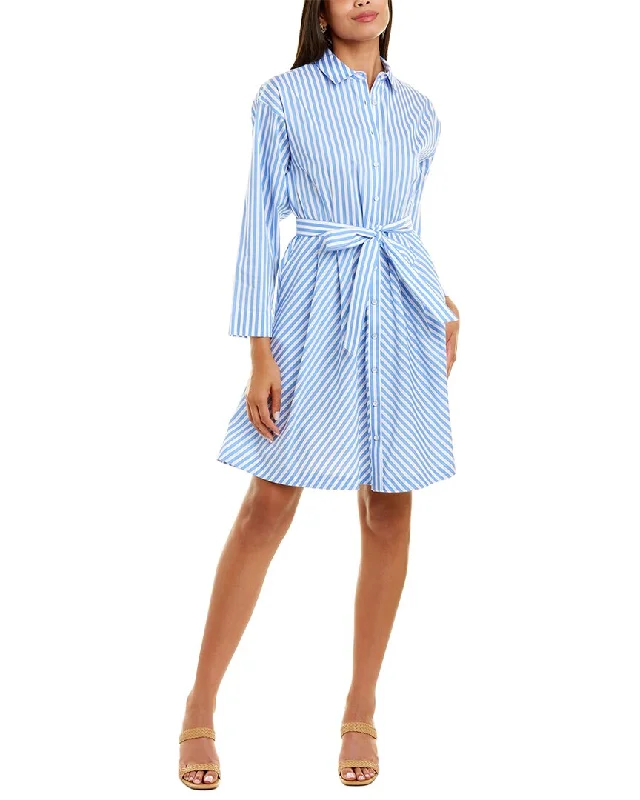 Brooks Brothers Striped Shirtdress