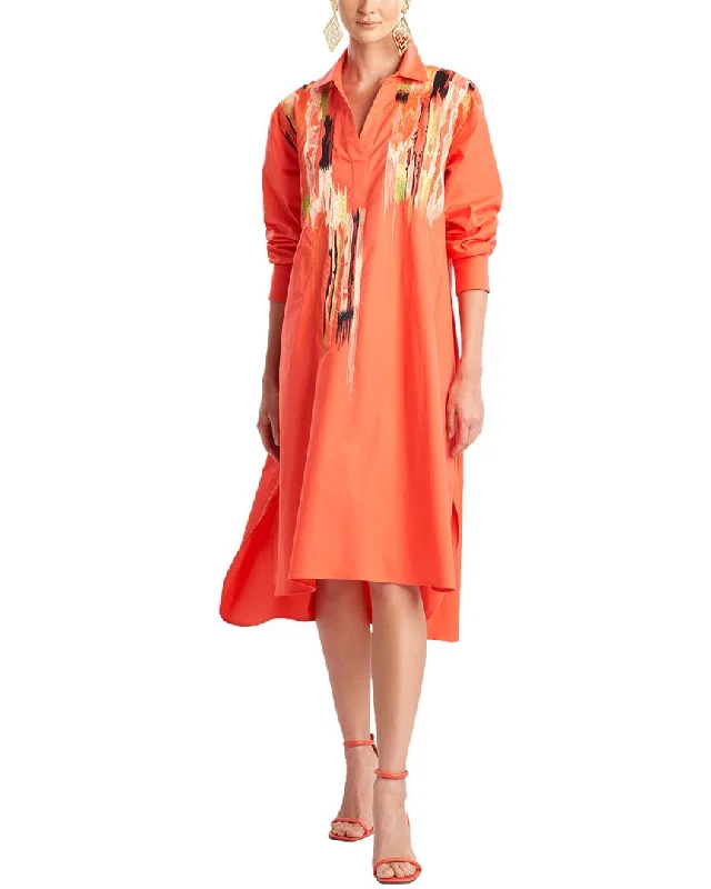 Natori Poplin Shirtdress