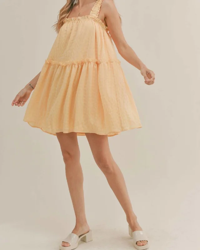 Spring Sunshine Mini Dress in Lemon | Lemon