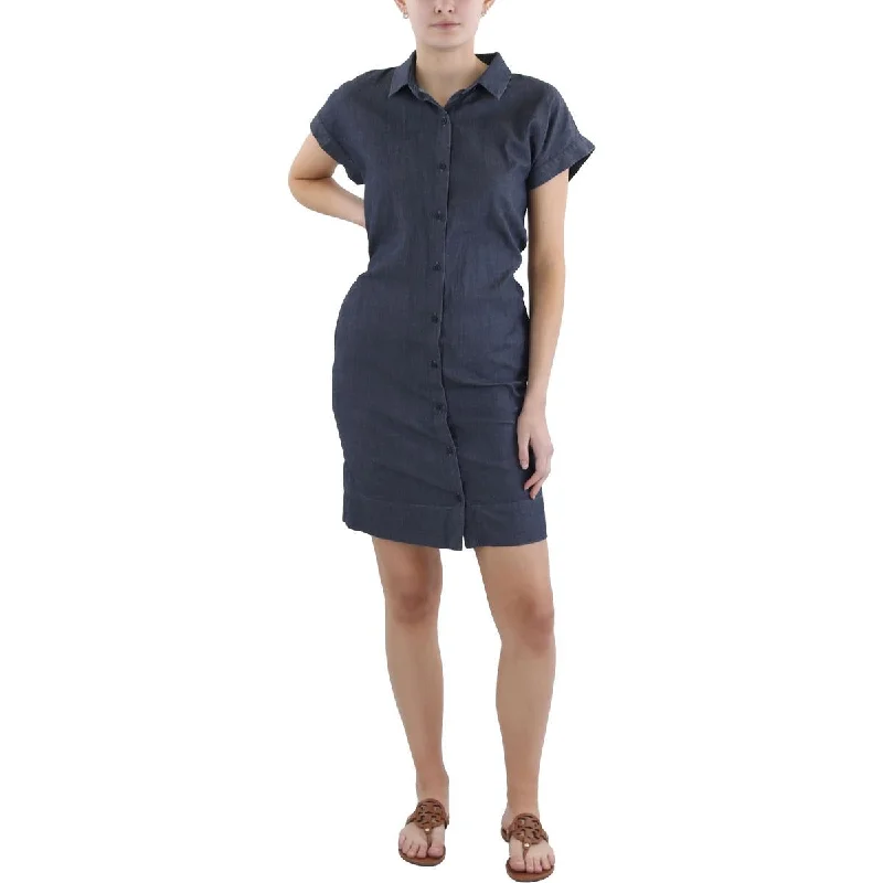 Womens Organic Cotton Above Knee Shirtdress