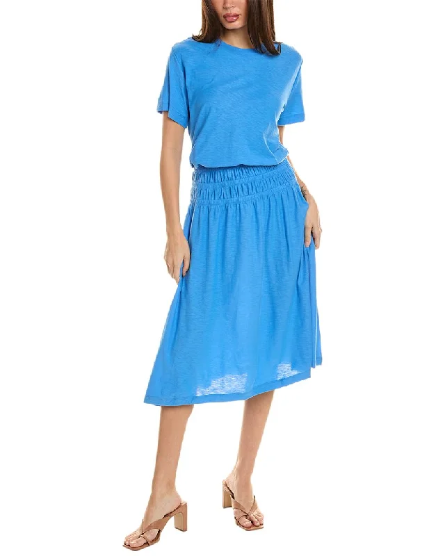 Nation LTD Winslow Shirred T-Shirt Dress