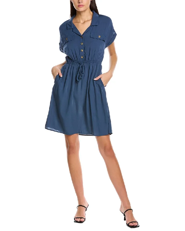 Lucky Button-Down Shirtdress