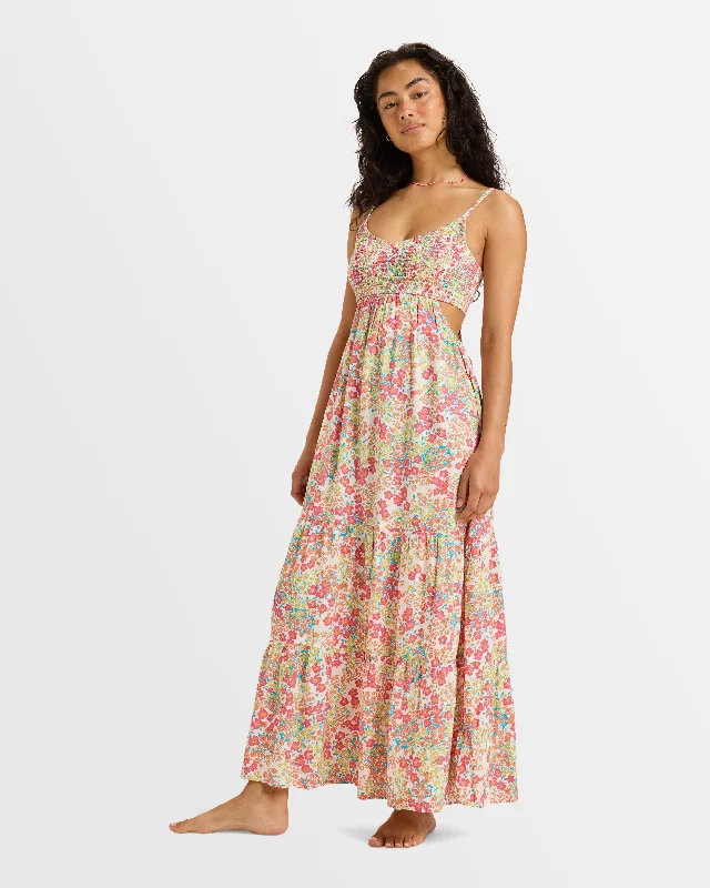 Womens Hot Tropics Maxi Printed Dress